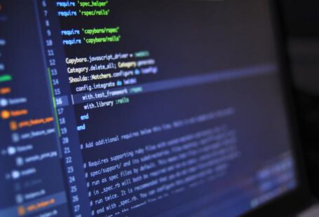 Accounting Software - Close Up Photo of Programming of Codes