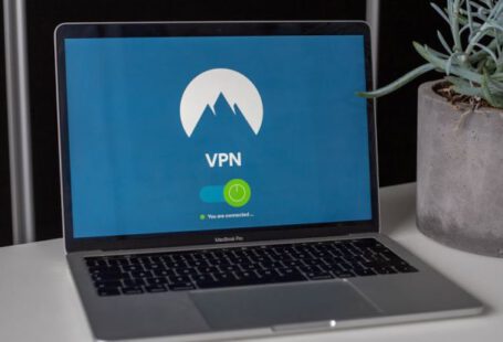 VPN - Grey and Black Macbook Pro Showing Vpn